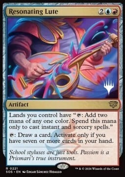 Resonating Lute Card Front