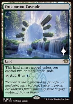 Cascata delle Radici Oniriche Card Front