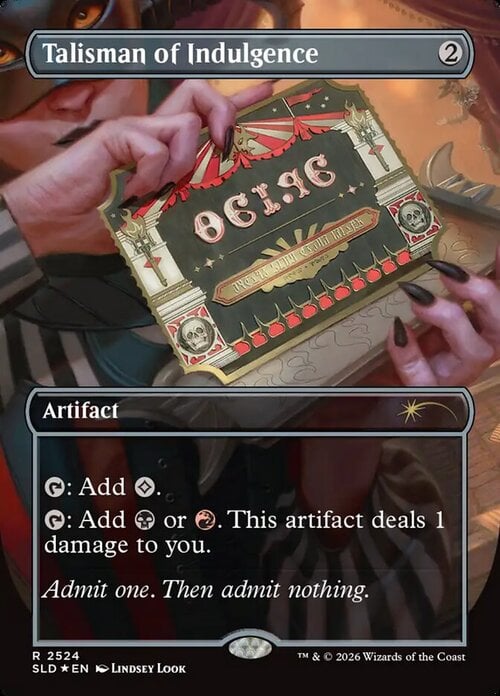 Talismano dell'Indulgenza Card Front