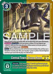 Central Town: Throne Room · Judge Pack 9 BT24-094
