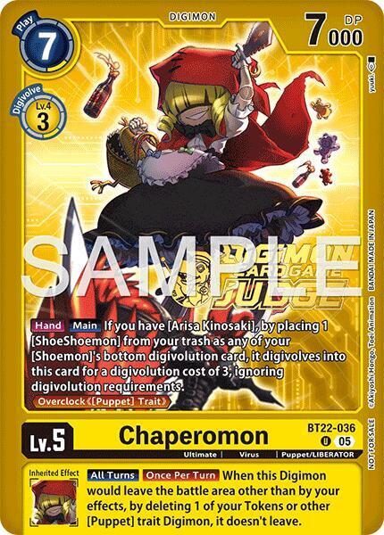 Chaperomon Card Front