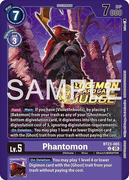 Phantomon Card Front