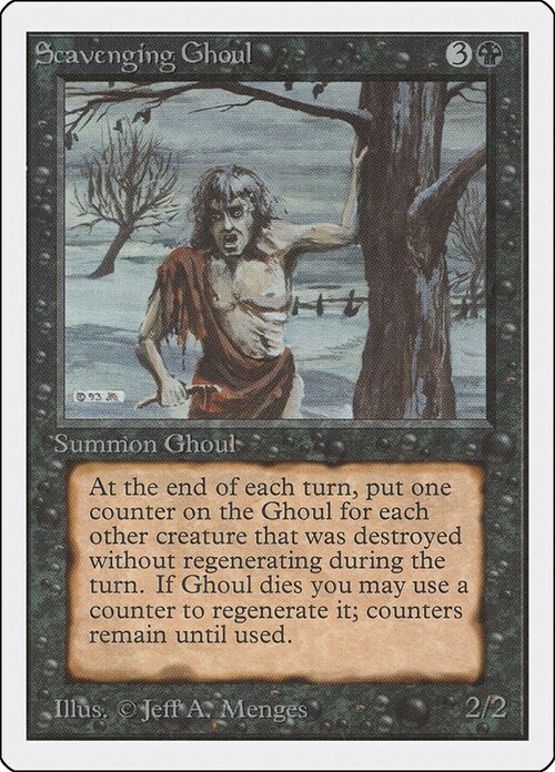 Scavenging Ghoul Card Front