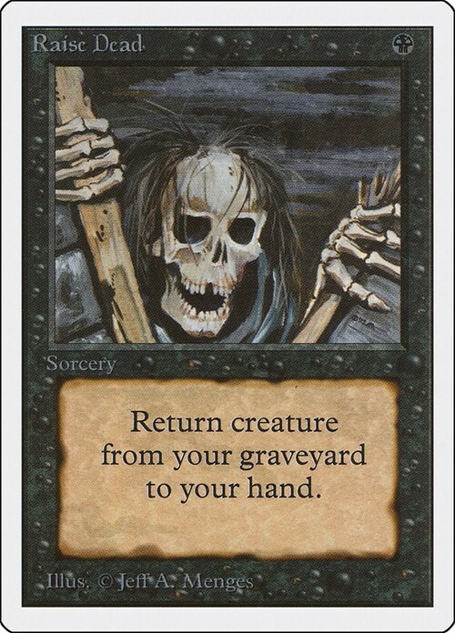 Raise Dead Card Front