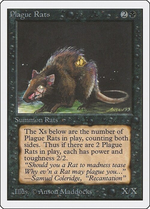 Plague Rats Card Front