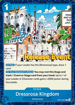 Dressrosa Kingdom Card Front