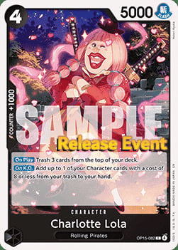 Charlotte Lola Card Front