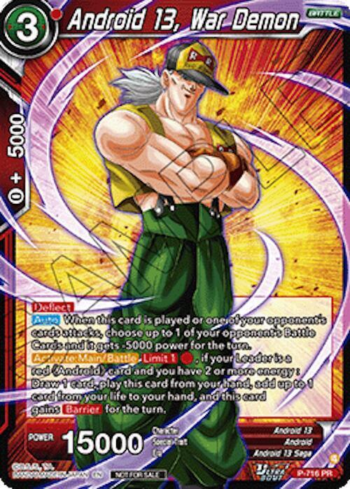 Android 13, War Demon Card Front
