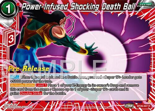 Power-Infused Shocking Death Ball Frente