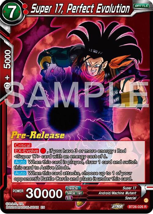Super 17, Perfect Evolution Frente
