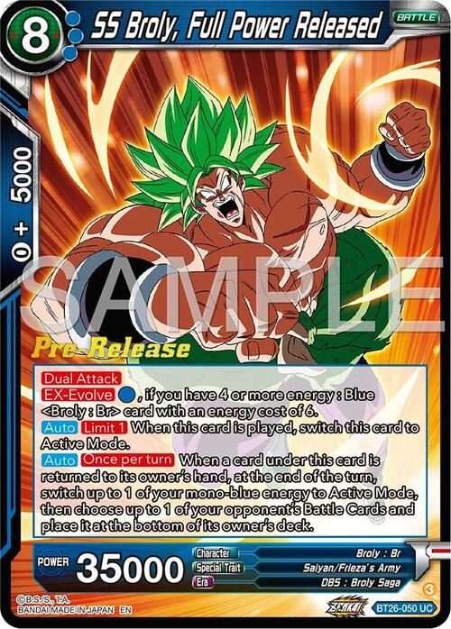 SS Broly, Full Power Released Frente