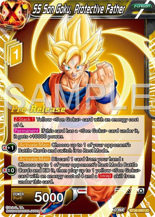 SS Son Goku, Protective Father Frente