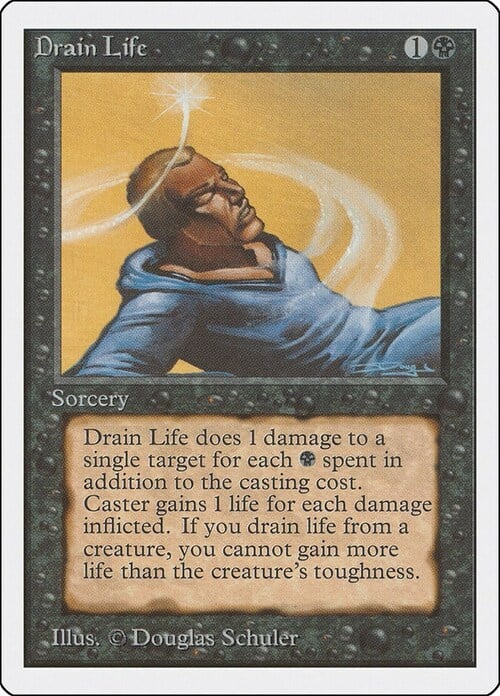 Drain Life Card Front