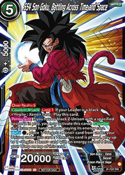 SS4 Son Goku, Battling Across Time and Space Card Front