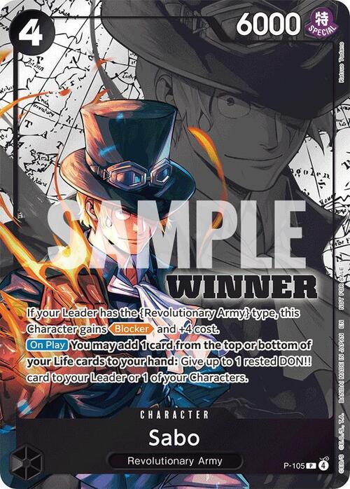 Sabo Card Front