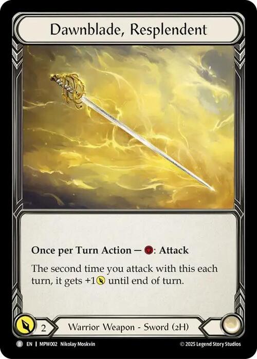 Dawnblade, Resplendent Card Front
