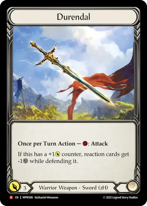 Durendal Card Front