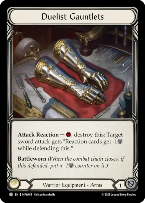 Duelist Gauntlets Frente