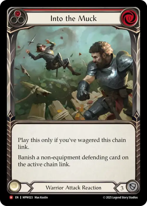 Into the Muck Card Front