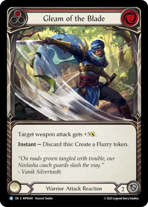 Gleam of the Blade Frente