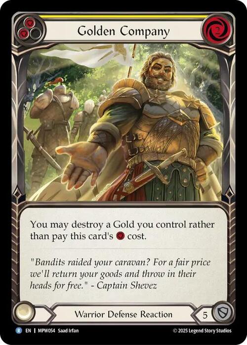 Golden Company - Yellow Card Front