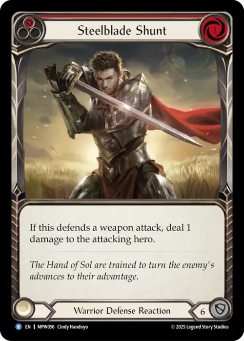 Steelblade Shunt (Red) Frente