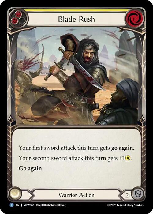 Blade Rush Card Front