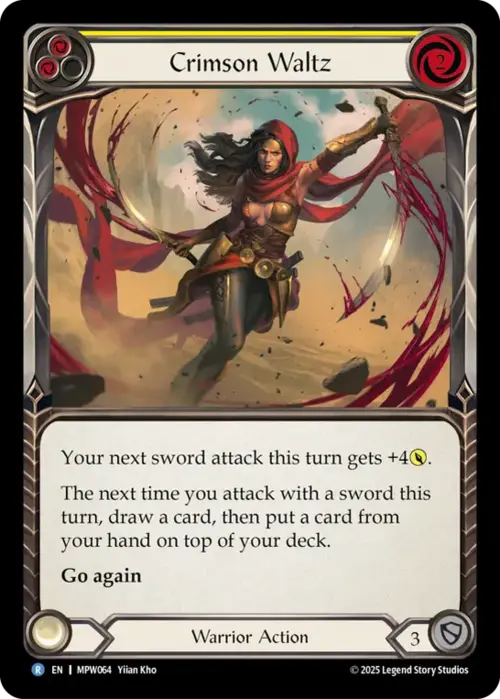 Crimson Waltz Card Front