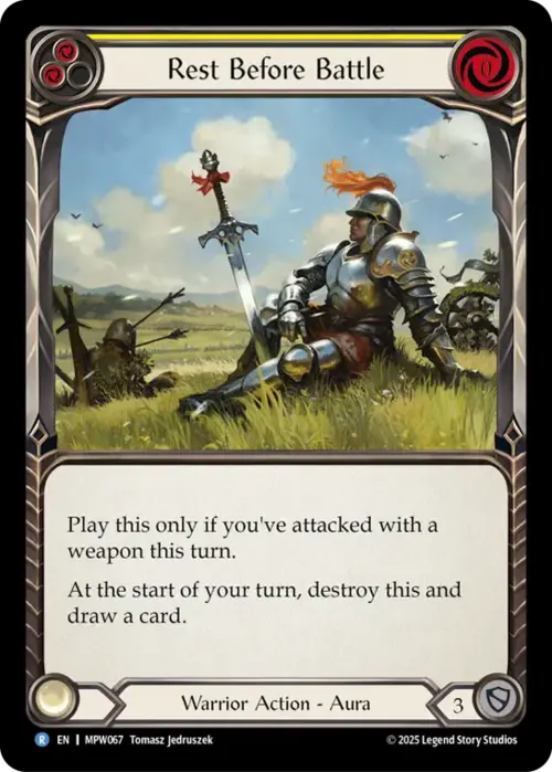 Rest Before Battle Frente