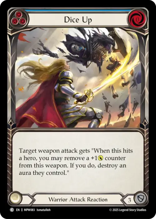 Dice Up Card Front