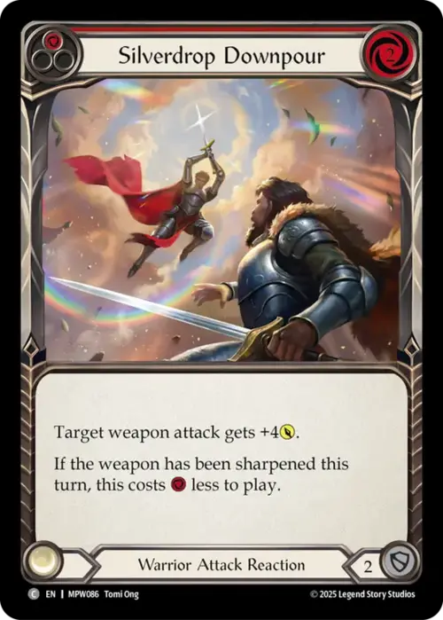 Silverdrop Downpour Card Front