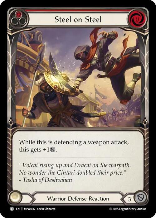 Steel on Steel - Red Card Front