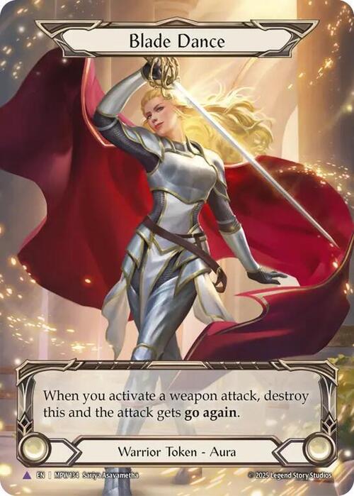 Blade Dance Card Front