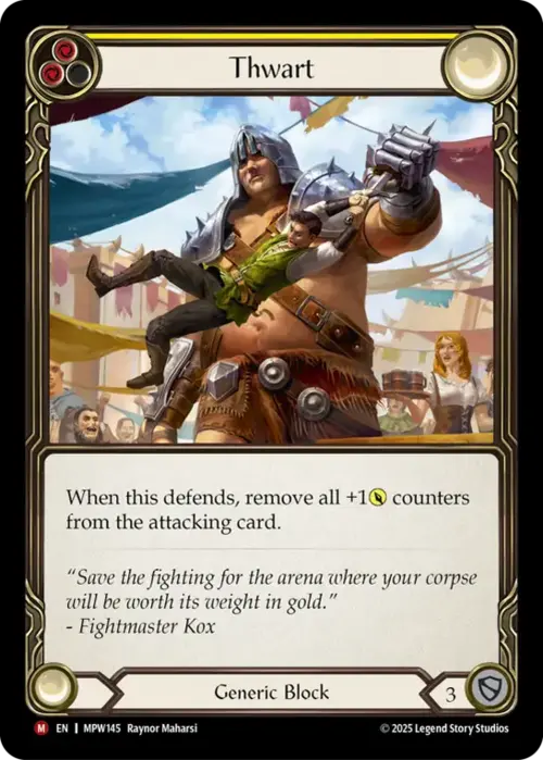 Thwart Card Front