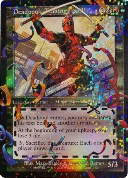 Deadpool, Trading Card Card Front
