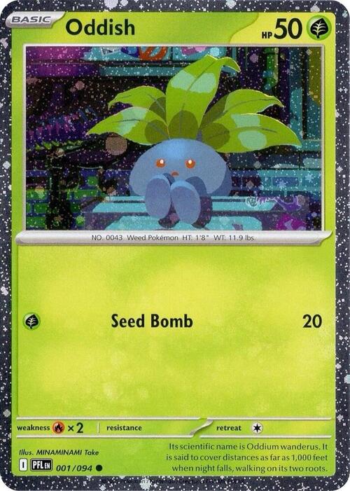 Oddish Card Front