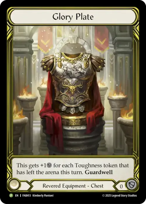 Glory Plate Card Front