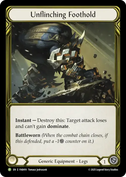 Unflinching Foothold Frente
