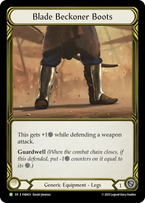 Blade Beckoner Boots Card Front