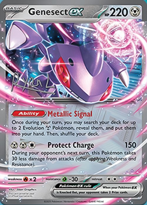 Genesect ex Card Front