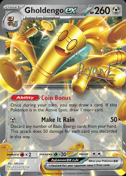 Gholdengo ex Card Front