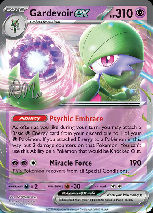 Gardevoir ex Card Front