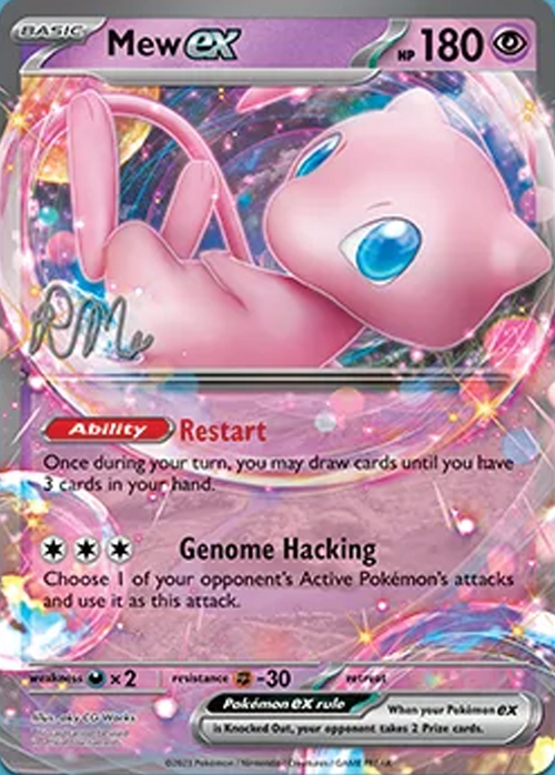 Mew ex Card Front