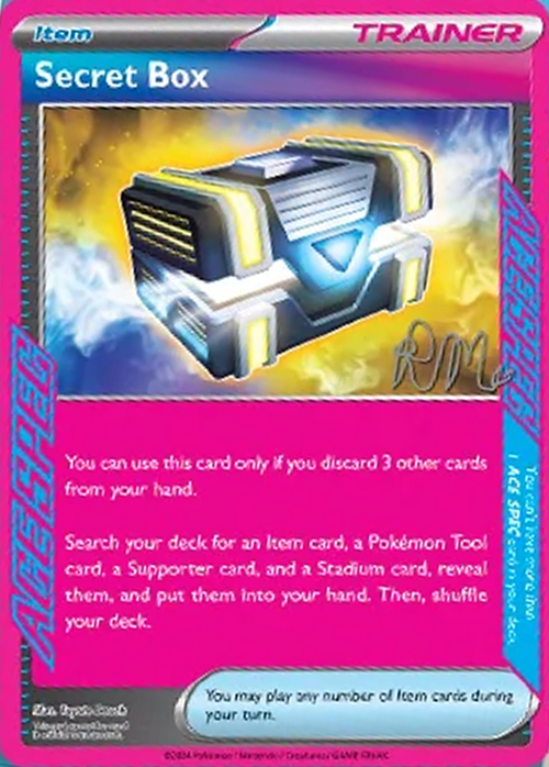Secret Box Card Front
