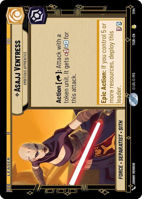 Asajj Ventress, Aprendiz ambiciosa Frente
