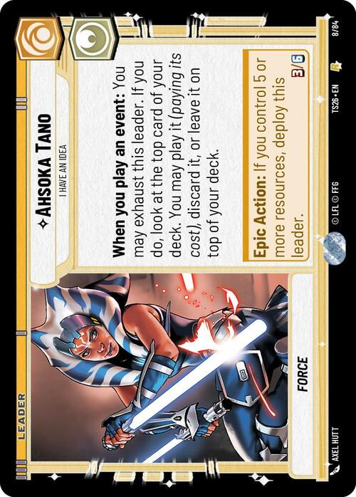 Ahsoka Tano, Tengo una idea Frente
