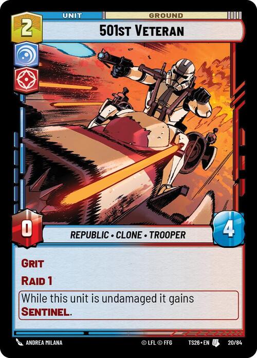 Veterano della 501a Card Front
