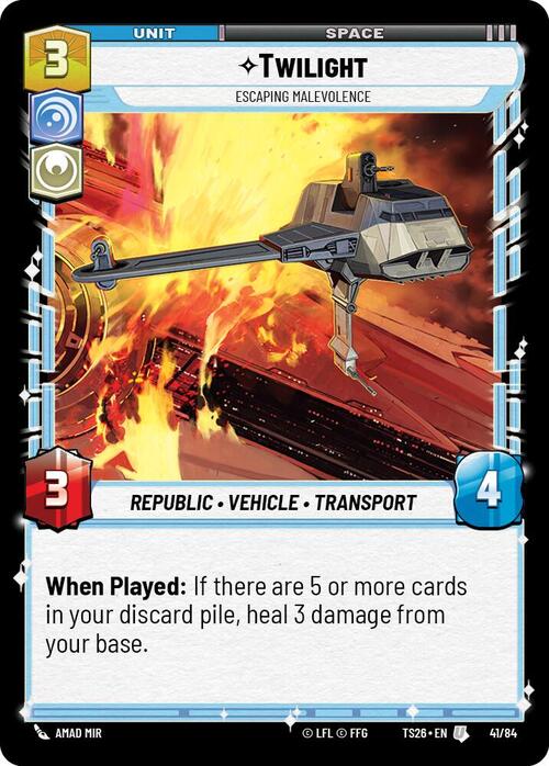 Twilight - Escaping Malevolence Card Front