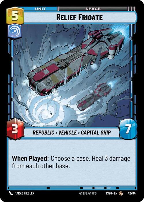 Relief Frigate Card Front