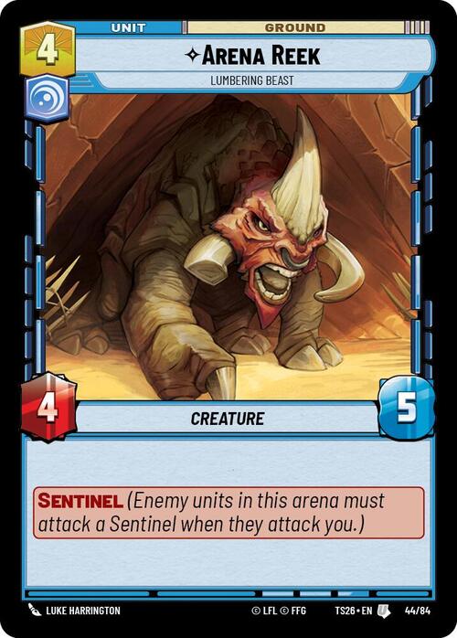 Arena Reek - Lumbering Beast Card Front